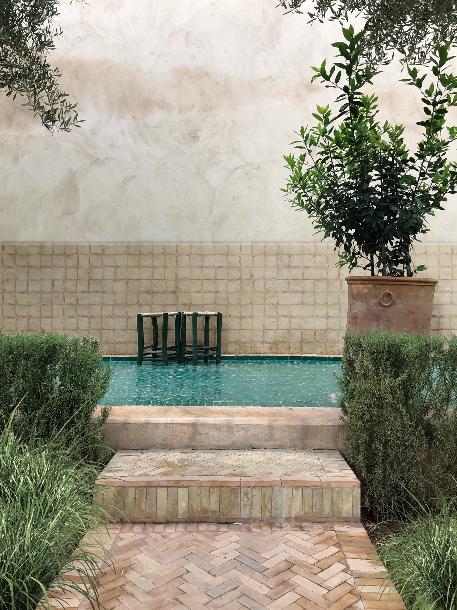 Garden,Set,In,Marrakech,Africa